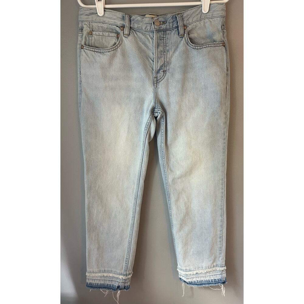 Free People We the Free Size 27 Cropped Jeans Light Wash